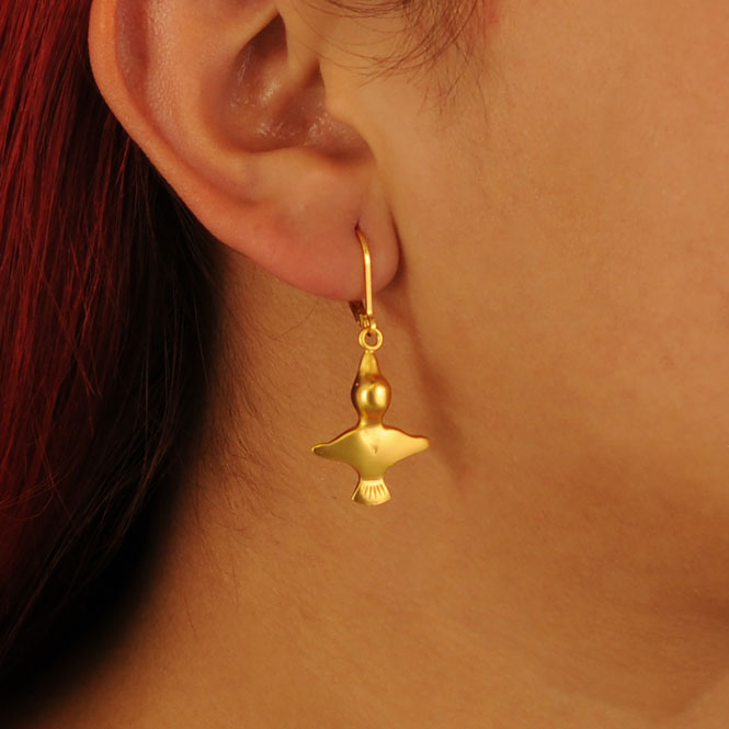 Tolima bird in flight earrings