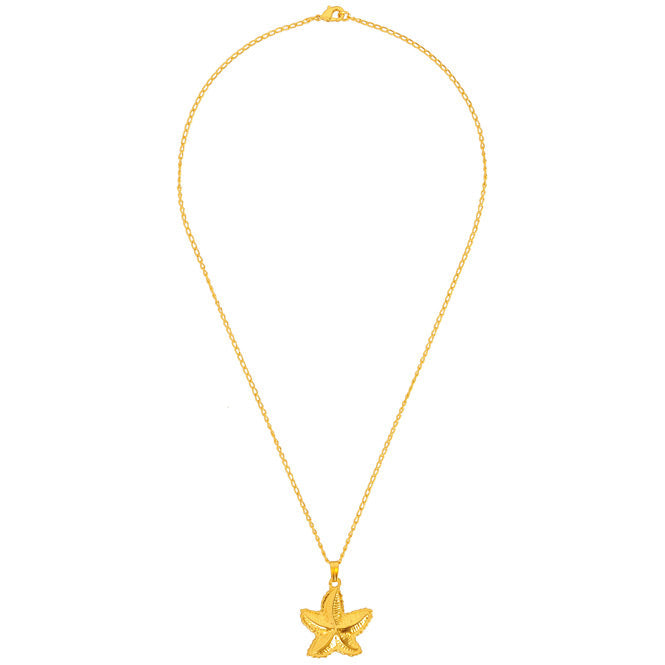 Chain Necklace with Starfish Pendant