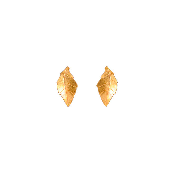 Eden Leaf Stud Earrings