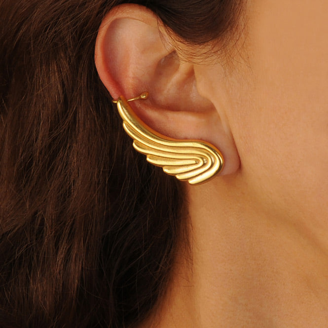 Renacer Wing Ear Cuff and Earring