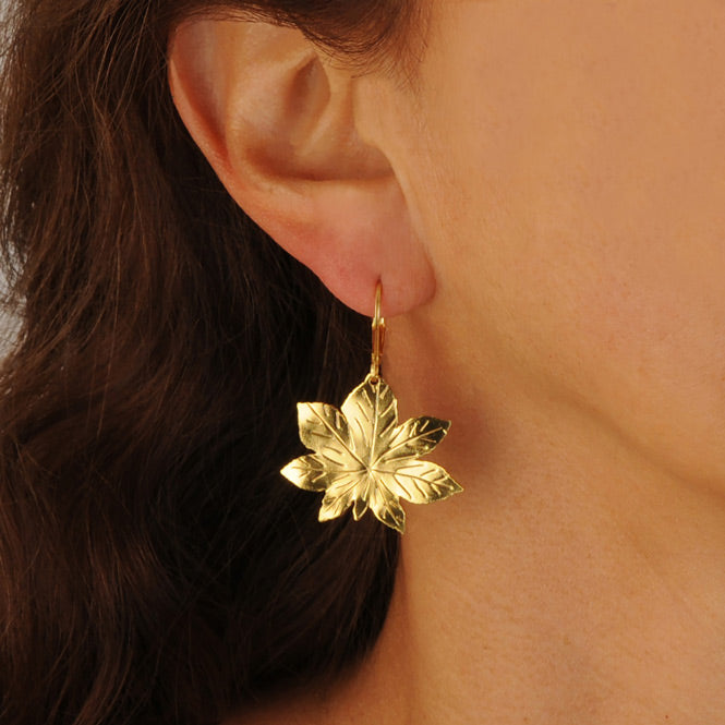 Renacer Leaf Earrings