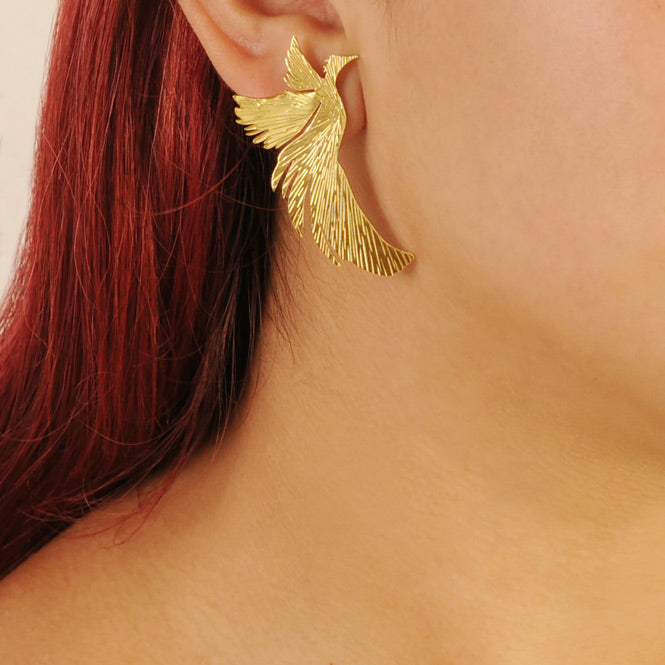 Resiliencia Phoenix Bird Earrings