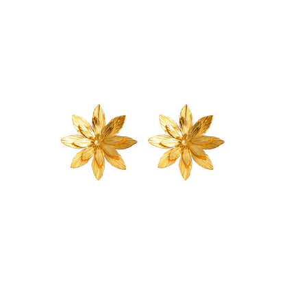 Resiliencia Lotus Flower Stud Earrings