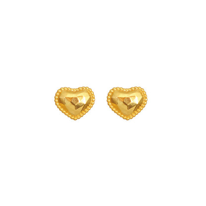 Resilient Heart Stud Earrings