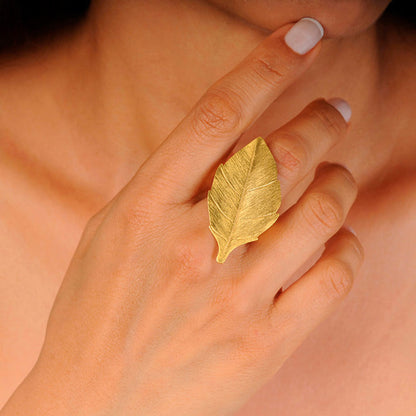 Eden Leaf Ring