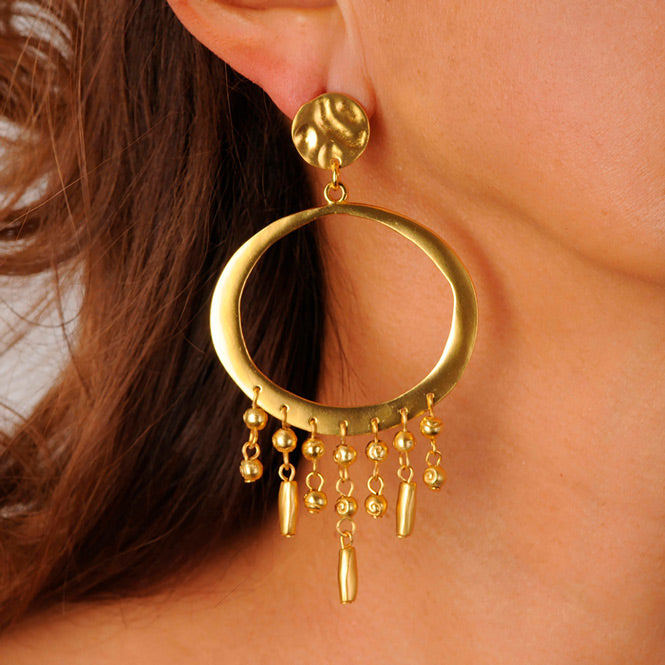 Dream Catcher Hoop Earrings