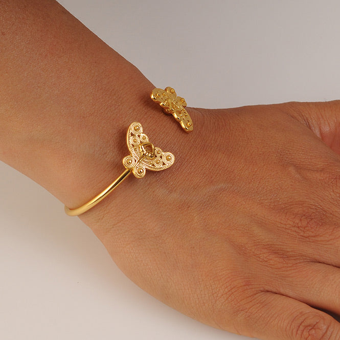 Tairona Butterfly Nose Ornament Hoop Bracelet