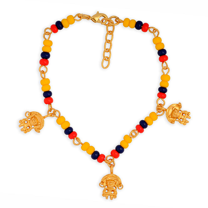 COLOMBIA BRACELET WITH 3 SMALL ZOOMORPH CHARMS WITH TAIRONA EARRINGS