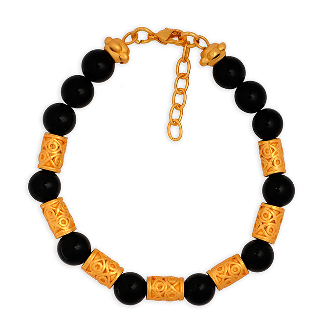 Onyx 8mm Semiprecious Stone Bracelet