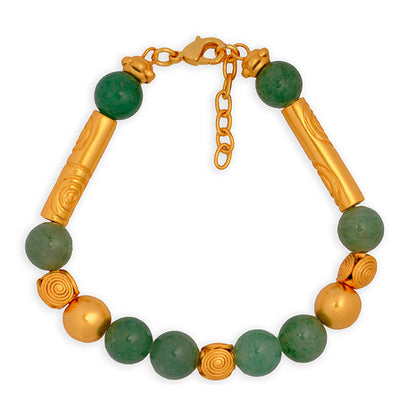 Aventurine 10mm Semiprecious Stone Bracelet