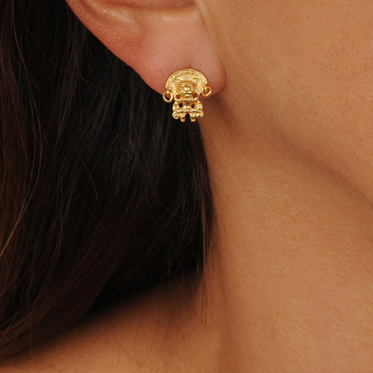 Tairona Zoomorphic Stud Earrings