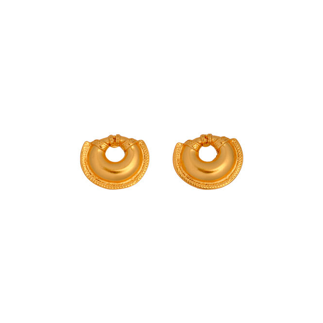 Quimbaya Single Braid Nose Ornament Stud Earrings