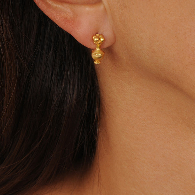 Quimbaya Poporo Stud Earrings