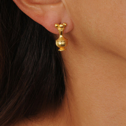 Quimbaya Poporo Stud Earrings