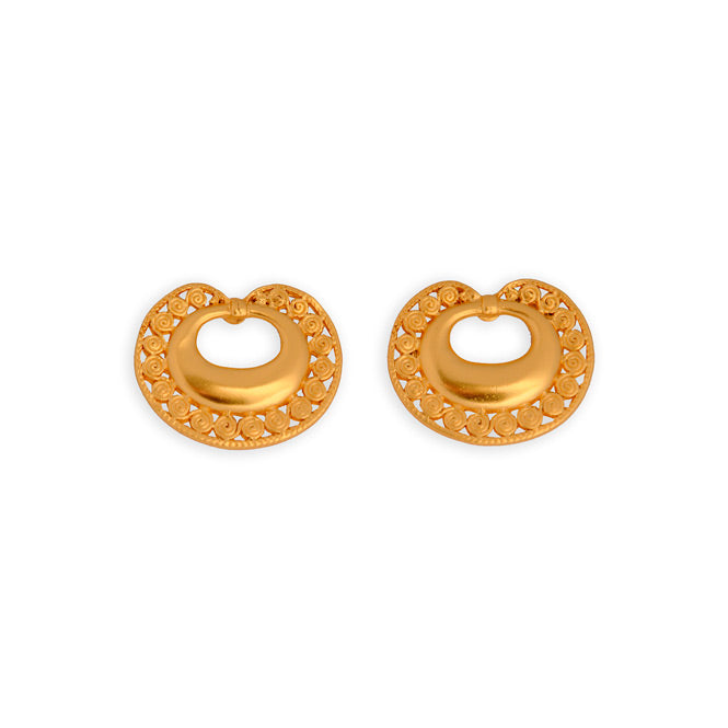 Tairona Circles Nose Ornament Stud Earrings