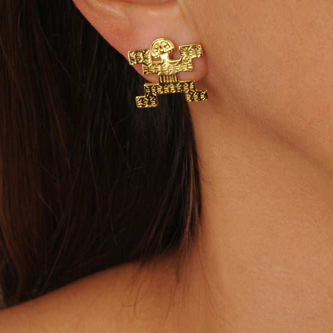 Tolima Pectoral Stud Earrings