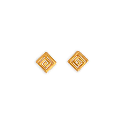 Calima Typical Decoration Stud Earrings