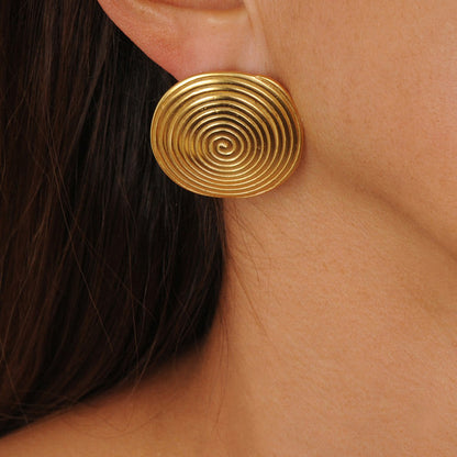 Quimbaya Pectoral Stud Earrings