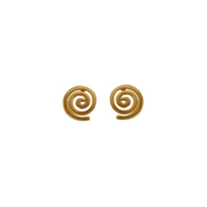 Quimbaya Spiral Stud Earrings