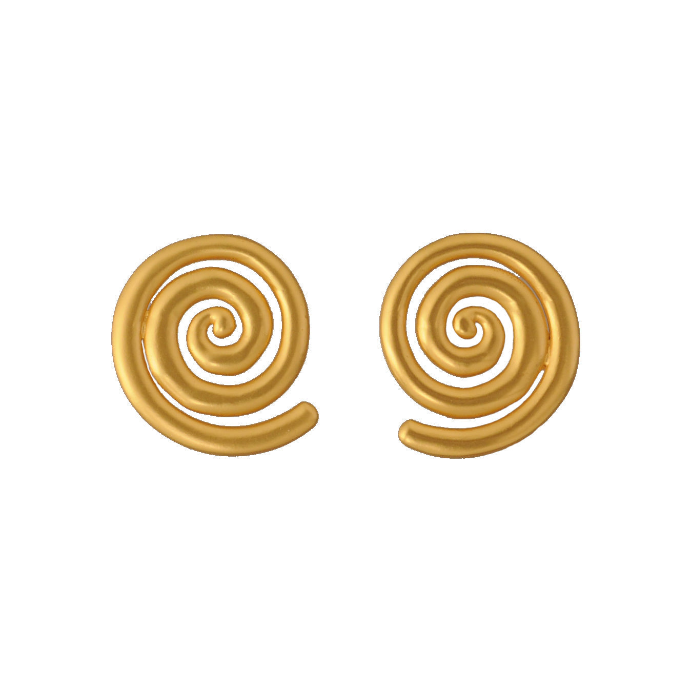 Quimbaya Spiral Stud Earrings