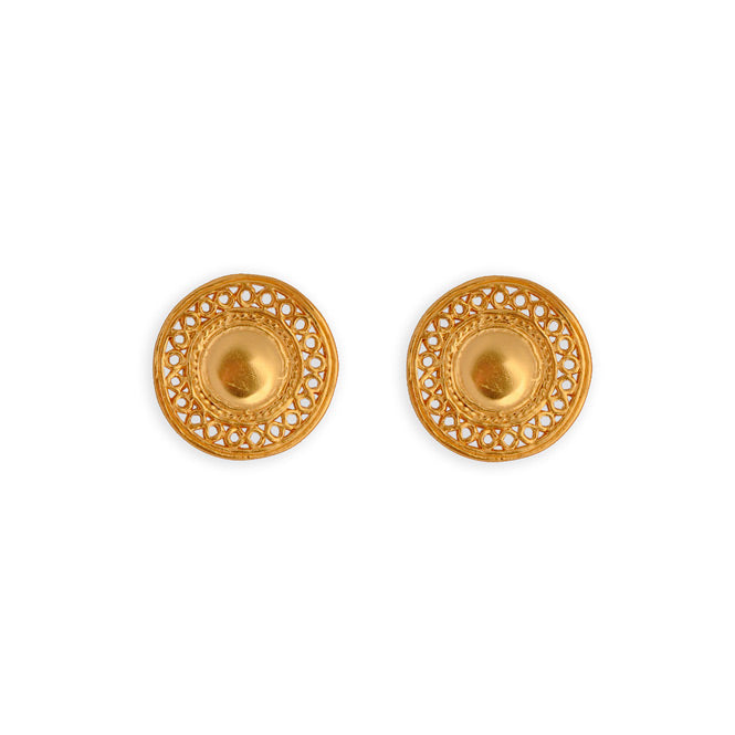 Muisca Circles Pectoral Stud Earrings