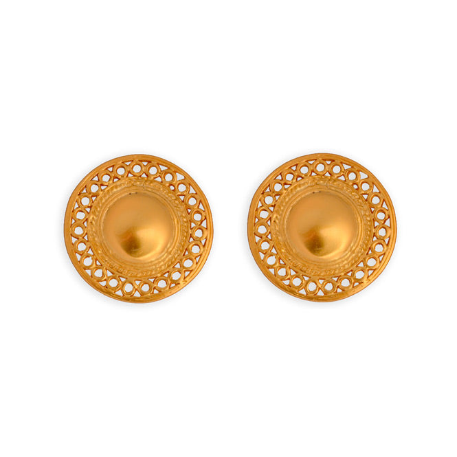 Muisca Circles Pectoral Stud Earrings