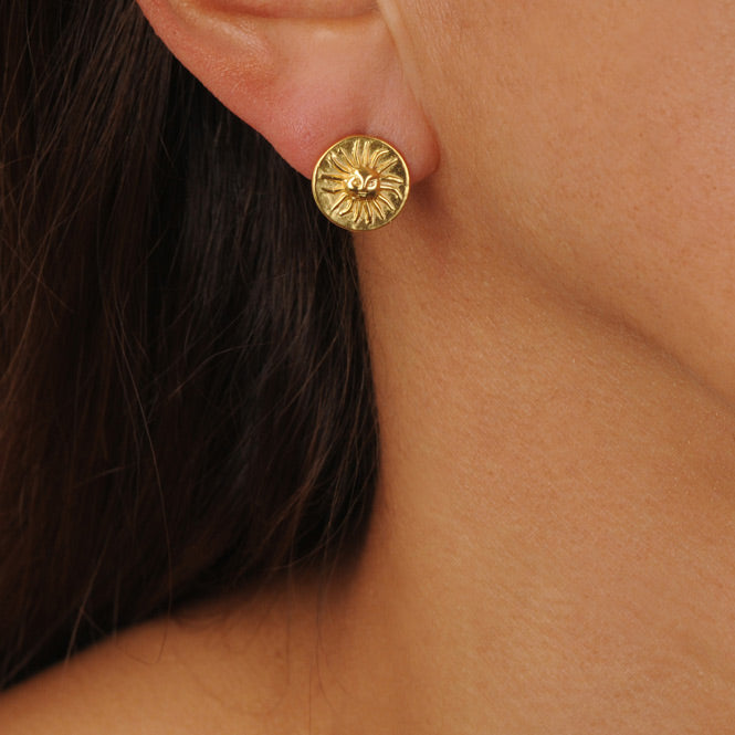 Muisca Sun Stud Earrings