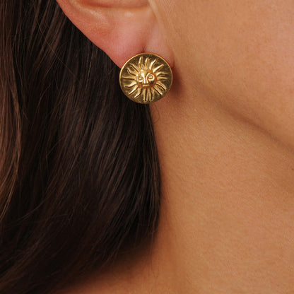 Muisca Sun Stud Earrings