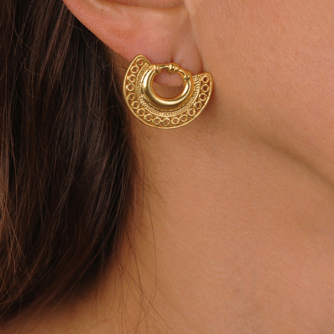 Tairona Filigree Nose Ornament Stud Earrings