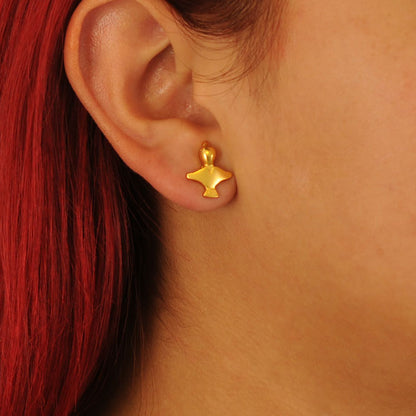 Tolima bird in flight stud earrings